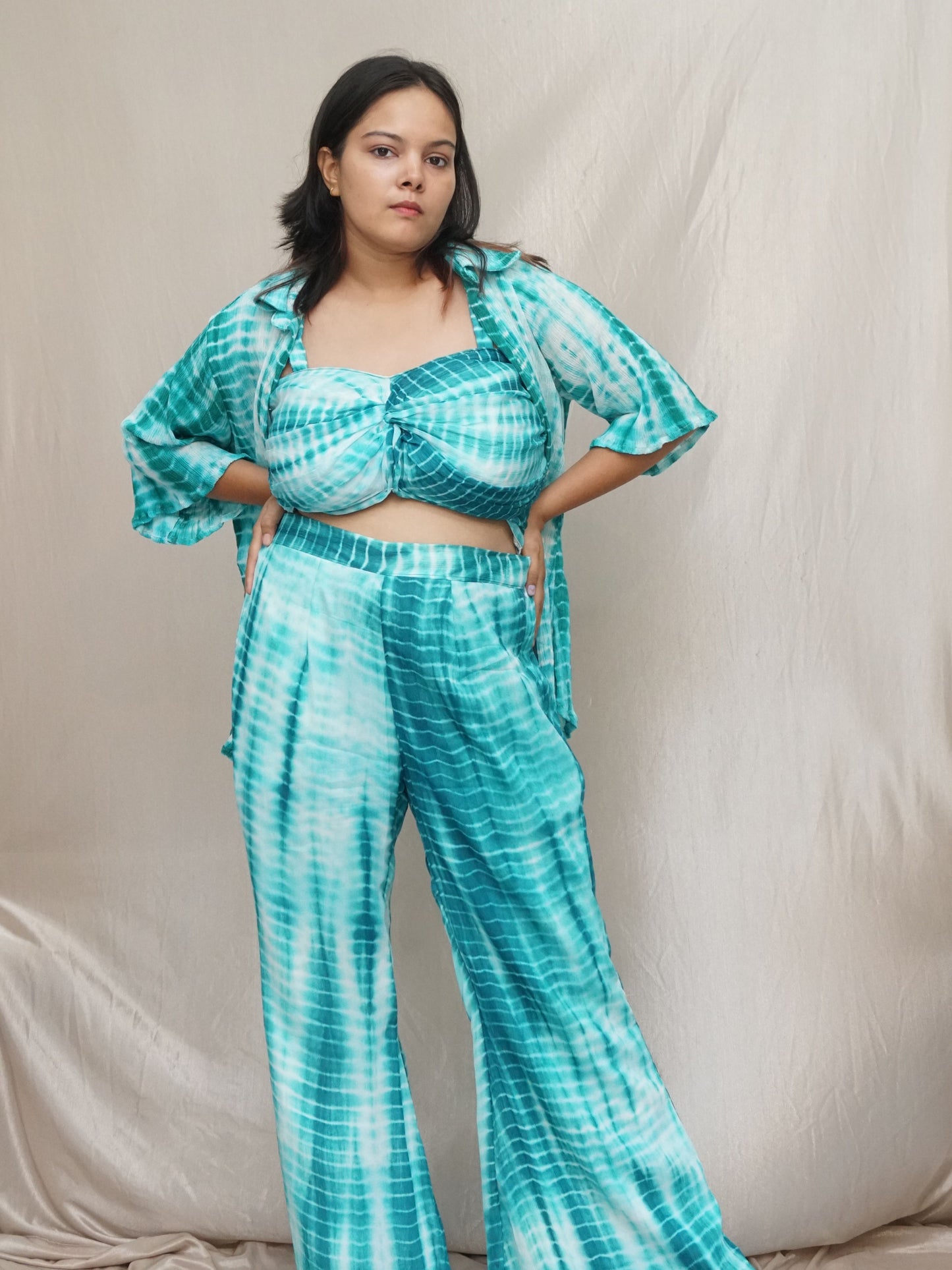 Teal Tie & Dye co-ord set