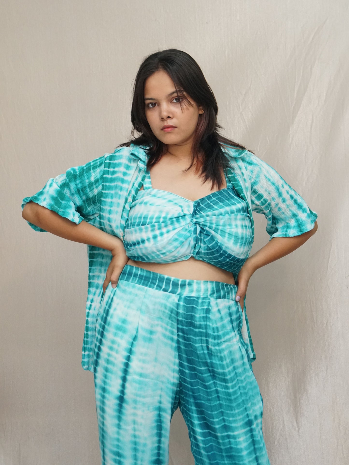 Teal Tie & Dye co-ord set