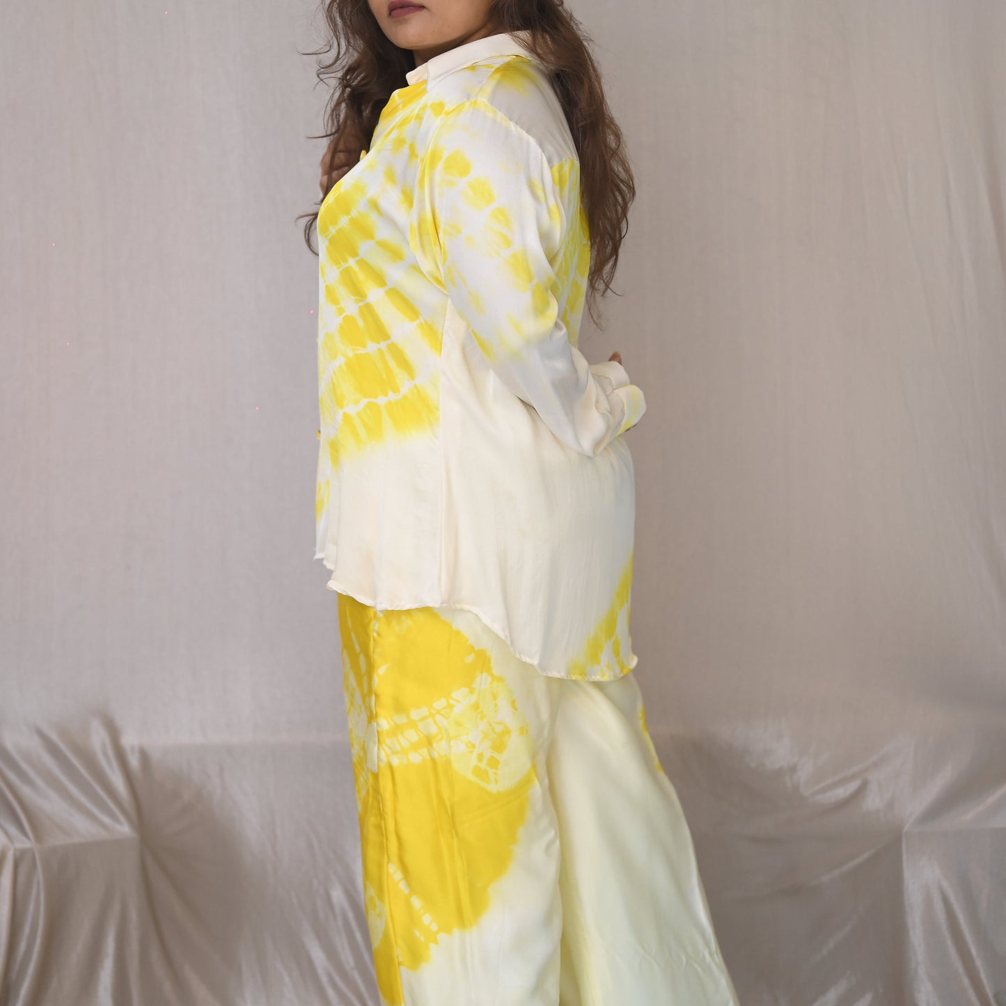Yellow Tie & Dye Co-ord Set