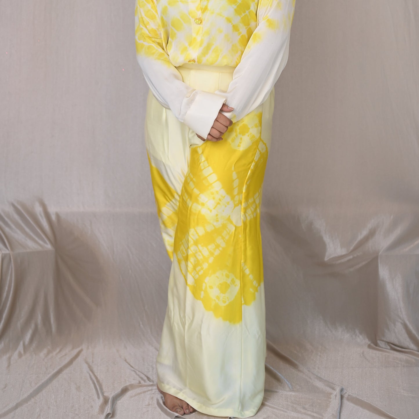 Yellow Tie & Dye Co-ord Set