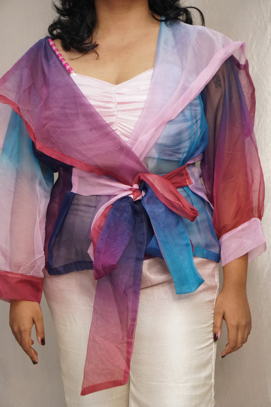 Organza Silk Ombre Wrap-A-Ron